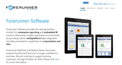 Desktop Screenshot of forerunnersw.com